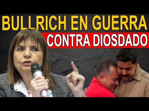 Pisotean a Diosdado, explota Bullrich y le declara la guerra