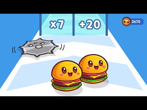 [모바일게임] 귀여운 음식들이 달려요! Food Run