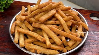 आटा बेसन मैदा भूल जाइए 1 कप सूजी से खस्ता नाश्ता बनाइये  | सूजी का नया नाश्ता  | Tea time snacks