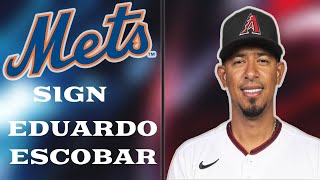 BREAKING NEWS:METS SIGN EDUARDO ESCOBAR!!!!!!2 y/20 MILLION