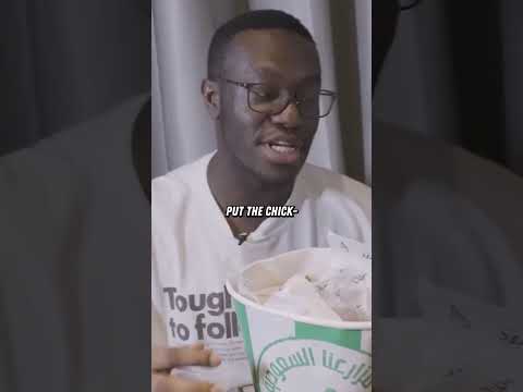 Black Man Tries Saudi KFC 🍗