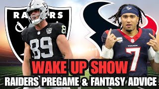 #Raiders Vs Texans PREGAME Show : Fantasy Advice | PropBets and Wagering