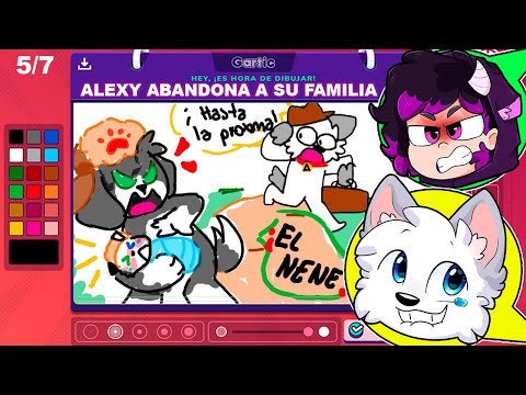 ¡¡ALEXY ABANDONA a EMIZ y EMILEXY BEBE!! 😭👶 MOMENTOS GRACIOSOS de GARTIC PHONE 🎨- EmiZ50