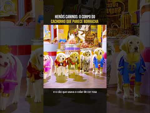 heróis caninos o corpo do cachorro que parece borracha #cenas #filmes #shorts