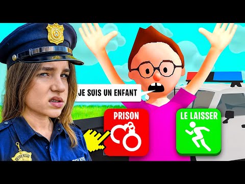 Je deviens policière pendant 24h 👮‍♀️ ! Chasse aux criminels en ville 🚨
