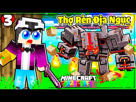 MINECRAFT CRAZY CRAFT II * TẬP 3 | LỘC VAR VỚI THỢ REN ĐỊA NGỤC VÀ CÁI KẾT TẮM TRONG DUNG NHAM!!