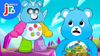 Grumpy Grows GIANT 🌧️💙 Care Bears: Unlock the Magic | Netflix Jr
