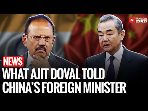 YouTube video thumbnail: Ajit Doval Meets Wang Yi in Beijing Amid SCO Talks, Calls For Joint Action Against Terrorism