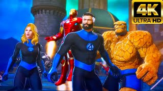 Fantastic Four Meet The Avengers For First Time Scene (2025)