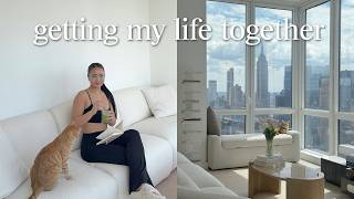 getting my life together in NYC 🌱 sunset runs, self care, life update chit chat & girls night!
