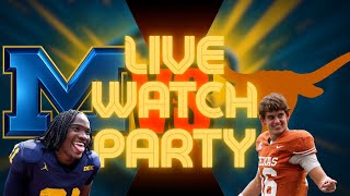🔥 MICHIGAN vs TEXAS LIVE WATCH ALONG | Citrus Bowl 2025 🏈
