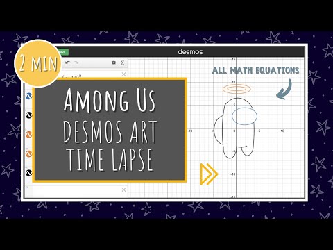 Using Math to Draw the AMONG US ANGEL HALO Character |...