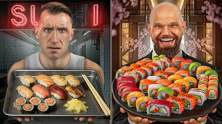 NAJDROŻSZE VS NAJTAŃSZE SUSHI W WARSZAWIE