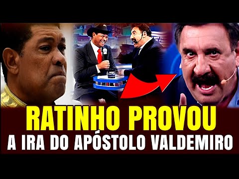 RATINHO E VALDEMIRO SANTIAGO PROTAGONIZAM A MAIOR TR3T4 DA HISTÓRIA,  UM PASTOR E UM APRESENTADOR