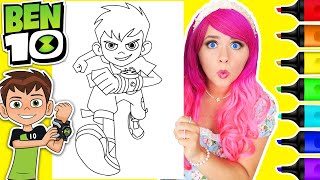 Coloring Ben 10 Alien Force Coloring Page - Ben Tennyson | Ohuhu Art Markers
