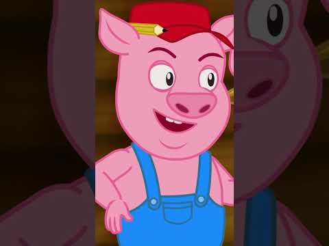 Los 3 Cerditos: El Cuento Clásico que Encanta a Todos🐷🐷🐷 #cuentosparaniños #shorts