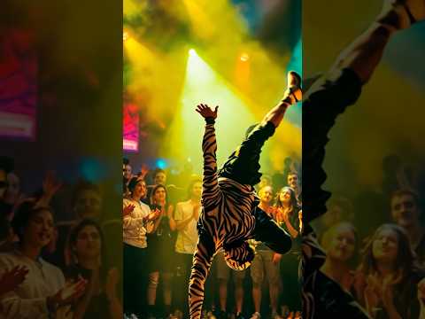 Americans Got Talent [zebra dancing in a circle]