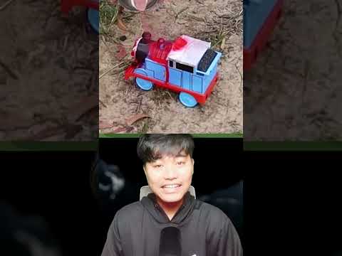 MERUBAH MAINAN KERETA MONSTER THOMAS JADI CHOO CHOO CHARLES #shorts #rainbowfriends #chainsawman