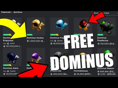 Dominus Code For Roblox 07 2021 - free dominus roblox 2021