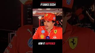 SAINZ vs PEREZ CRASH Interview F1 Baku 2024