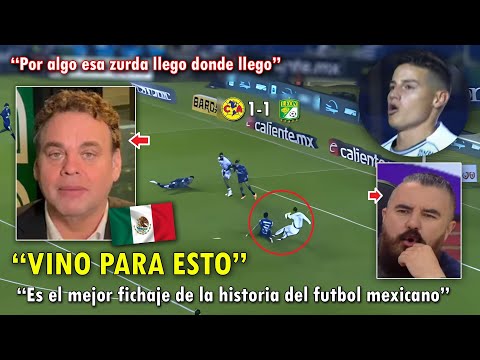 "SIEMPRE JAMES" PERIODISTAS MEXICANOS se RINDEN a GOL de JAMES RODRIGUEZ HOY con LEON