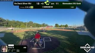 Marauders 10U Gold vs. On Deck Silver 10U (2026.06.12)