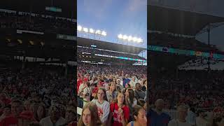 singing "Take me out to the Ball Game" at Wrigley Field volleyball matches (September 6th, 2026)