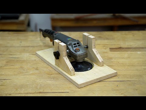 Build a Disc Sander JIG for Your Angle Grinder!