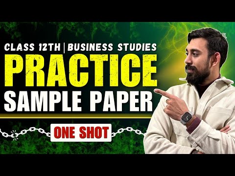 Sample paper 1 | Business Studies | Boards 2025 | Must Watch