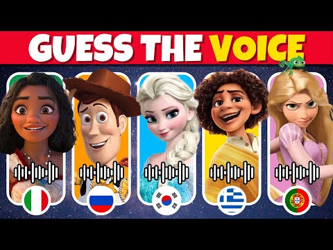 Can You Guess the Disney Voice...?! - Multilingual Edition