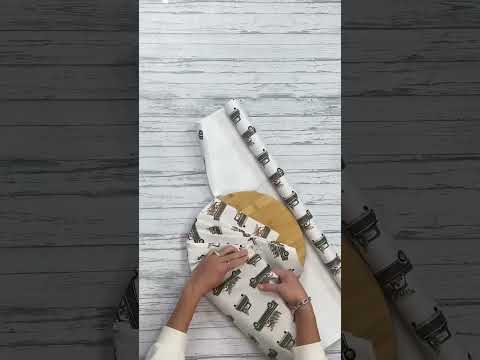 How to gift wrap a round item #giftwrapping #wrappingpresents #xmas