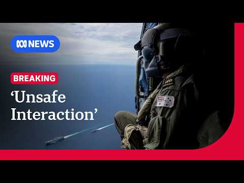 YouTube video thumbnail: Chinese Helicopter Confronts Australian Helicopter in Yellow Sea