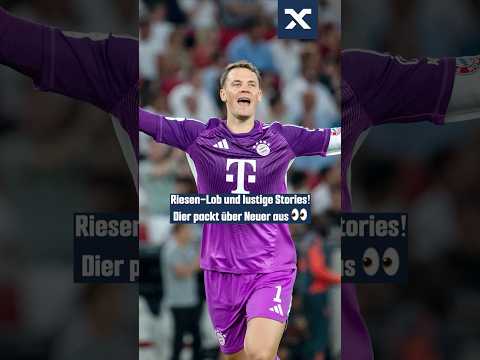 Damit hat Neuer seinen Ex-Kollegen besonders beeindruckt! 😳  #fußball #fcbayern #neuer #dier
