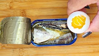 ADICIONE OVOS NA SARDINHA E TERÁ UM ALMOÇO COMPLETO | receitas fáceis e rápidas |receitas |receita