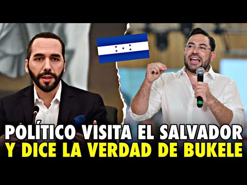 Candidato presidencial de Honduras VISITA El Salvador y esto dijo de Bukele🤯