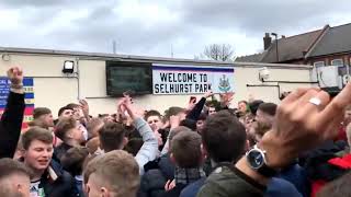 Newcastle United fans at Selhurst Park👏