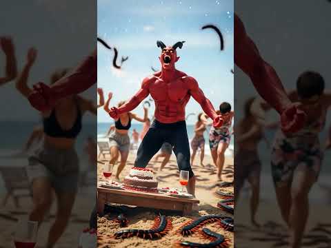 😈 SATAN UNLEASHES CENTIPEDES TO HURT PEOPLE, BUT JESUS ARRIVES WITH A HUSKY TO STOP THEM⚔️