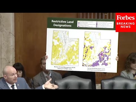 YouTube video thumbnail: 'That Makes Things Very Difficult': Mike Lee Decries Federal Ownership Of Larges Amount Of Utah Land