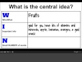 Exploring the Central Idea in Texts