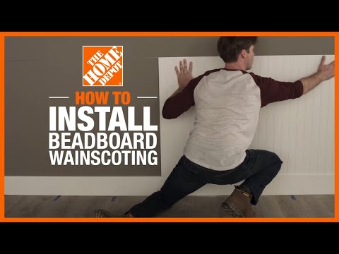 How to Install Beadboard Wainscoting