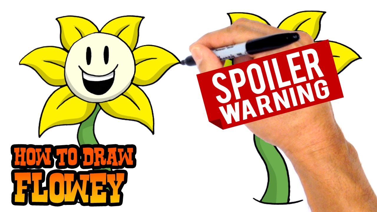 How to Draw Flowey - Undertale