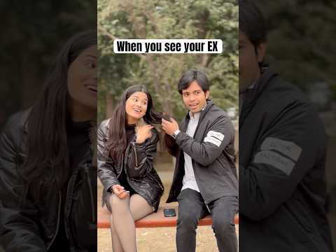 EX ko jeetne nhi dungi😑 #exboyfriend #exgirlfriend #surbhipalaria #couplecomedy #couplefight