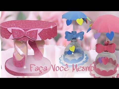 IDEIAS DE COMO FAZER FAÇA VOCE MESMO LEMBRANCINHAS COM PAPELAO E GARRAFA PET