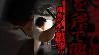 【実話】副操縦士が機長を斧で襲撃→30秒足らずで4km以上急降下！約180人が乗る旅客機を立て直した、操縦とは無縁の人物とは！？ #shorts