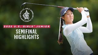 2025 U.S. Girls' Junior Highlights: Semifinal | Carter vs Chen and Feng vs Deng