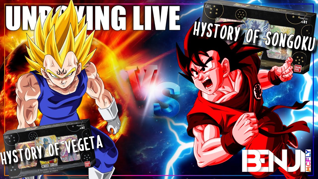 REPLAY LIVE 60 | J'ouvre 2 coffrets EPICS !!!! HISTORY OF SON GOKU et VEGETA (DBSCG TS01 TS02)