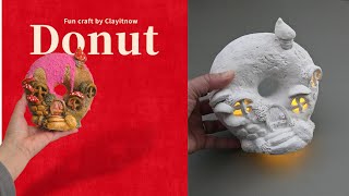 Cute Donut Fairy House DIY | Part 2 | Painting & Plaster Icing Tutorial