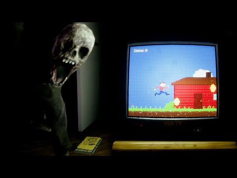 拾ったゲームを深夜に遊ぶのはやめましょう。
