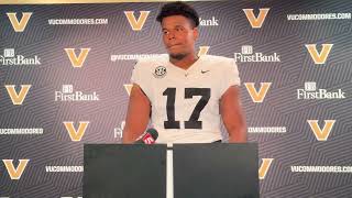 Vanderbilt football edge Edwin Kolenge, April 18, 2026