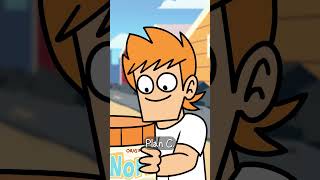 Beach, anyone? It's so dang hot.  #eddsworld #animation #cartoon